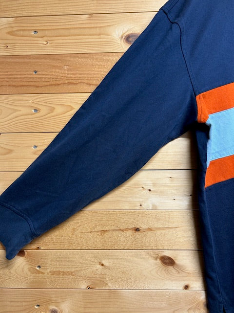 メンズヴィンテージ 長袖シャツ【TOMMY HILFIGER】ストライプ ネイビー