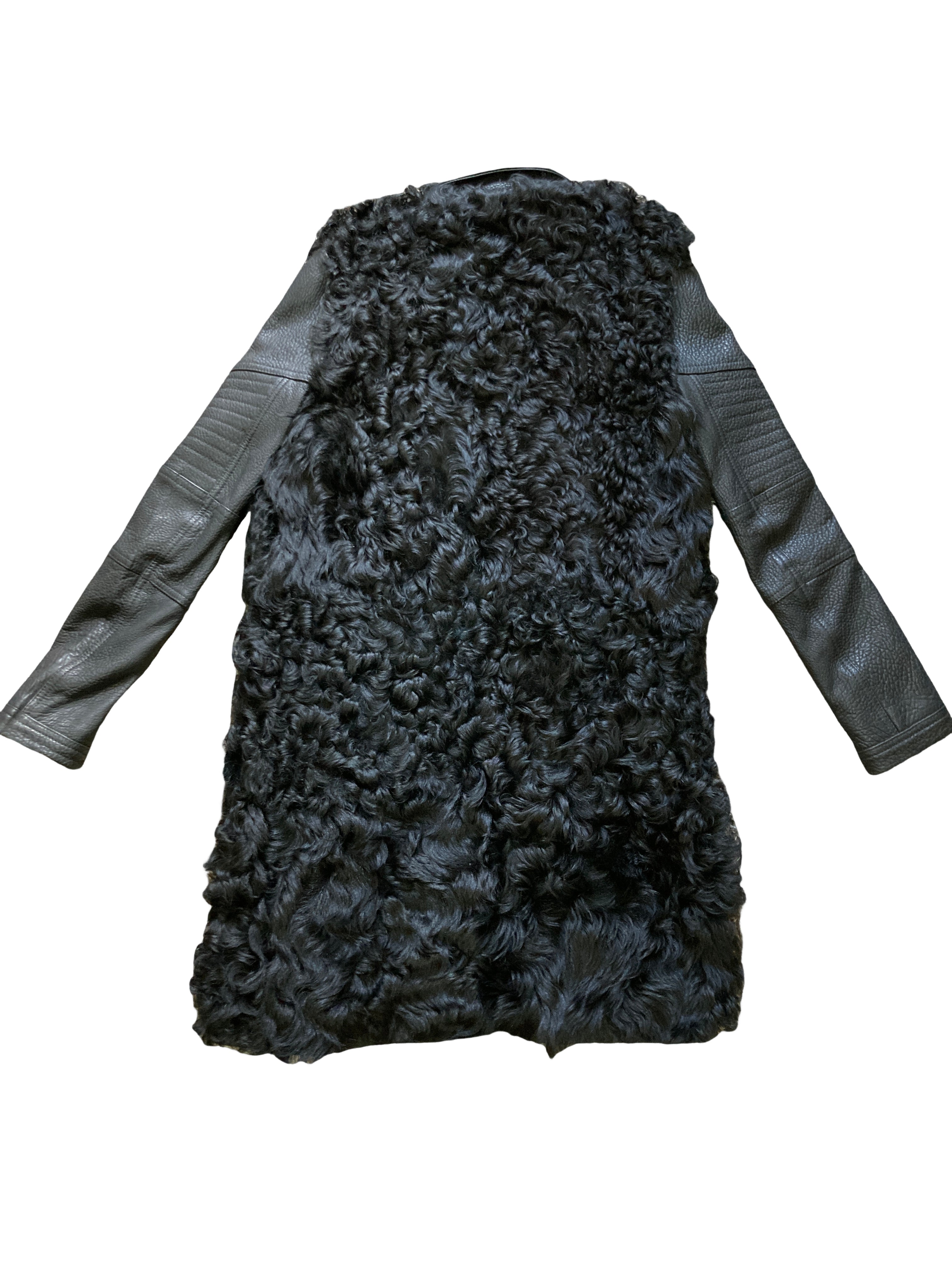 ディーゼル ムートン レザー コート