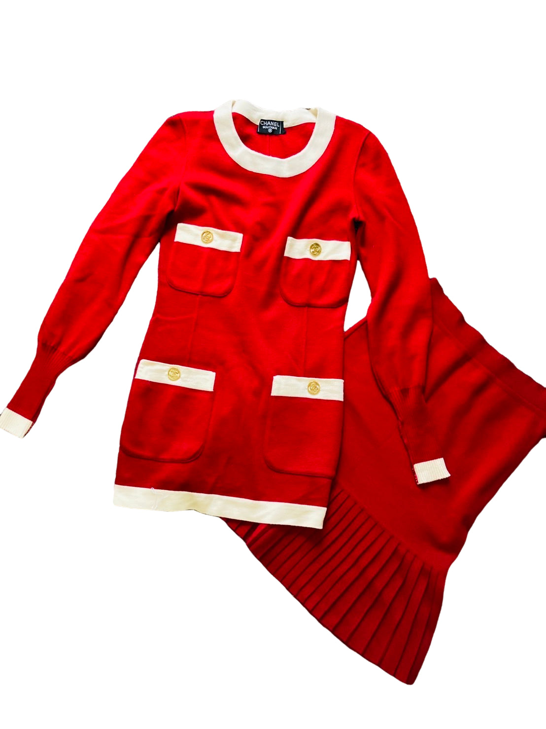 シャネル ヴィンテージ セットアップ ニット