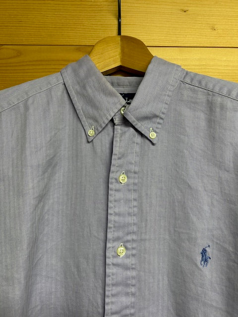 メンズヴィンテージ シャツ【Ralph Lauren】無地 パープル