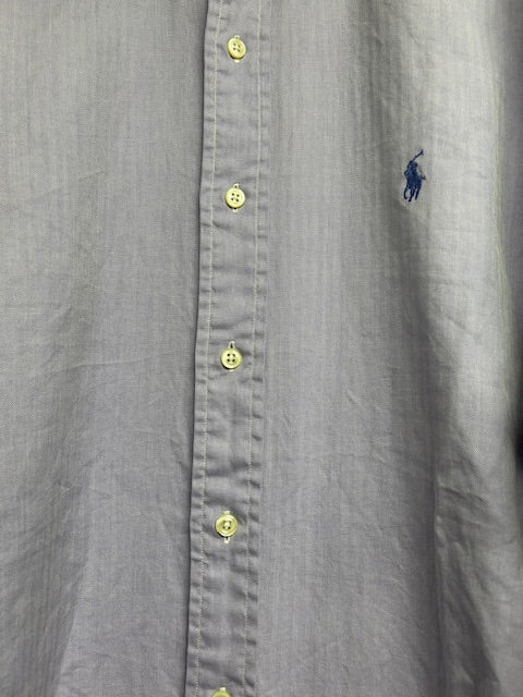 メンズヴィンテージ シャツ【Ralph Lauren】無地 パープル