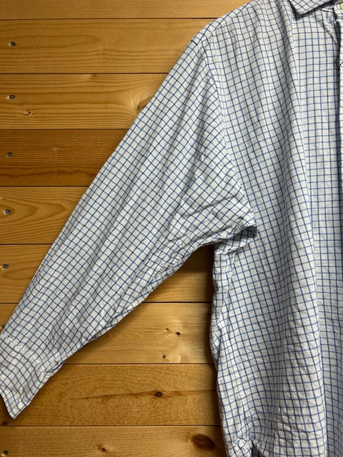 メンズヴィンテージ シャツ【POLO by Ralph Lauren】チェック ホワイト ブルー