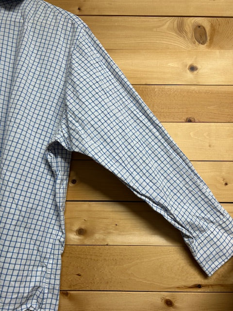 メンズヴィンテージ シャツ【POLO by Ralph Lauren】チェック ホワイト ブルー