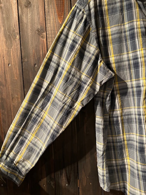メンズヴィンテージ シャツ【Columbia】チェック グレー
