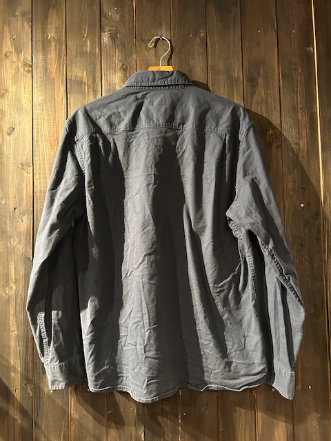 メンズヴィンテージ シャツ【L.L.Bean 】無地 ネイビー