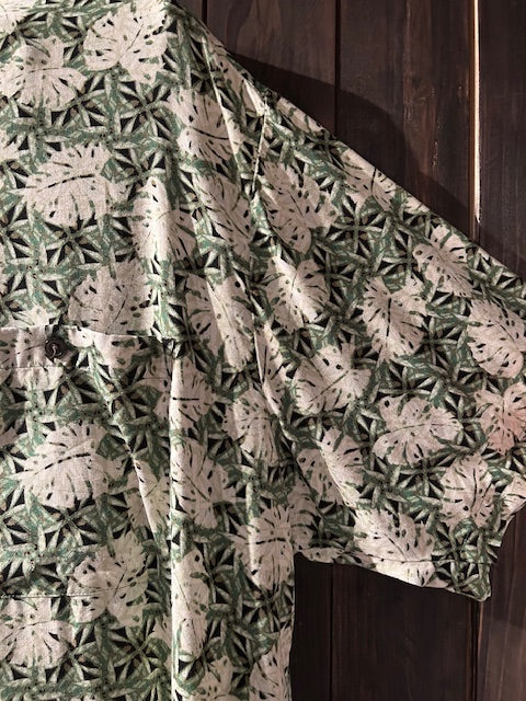 メンズヴィンテージ アロハシャツ 【Munsingwear】グリーン