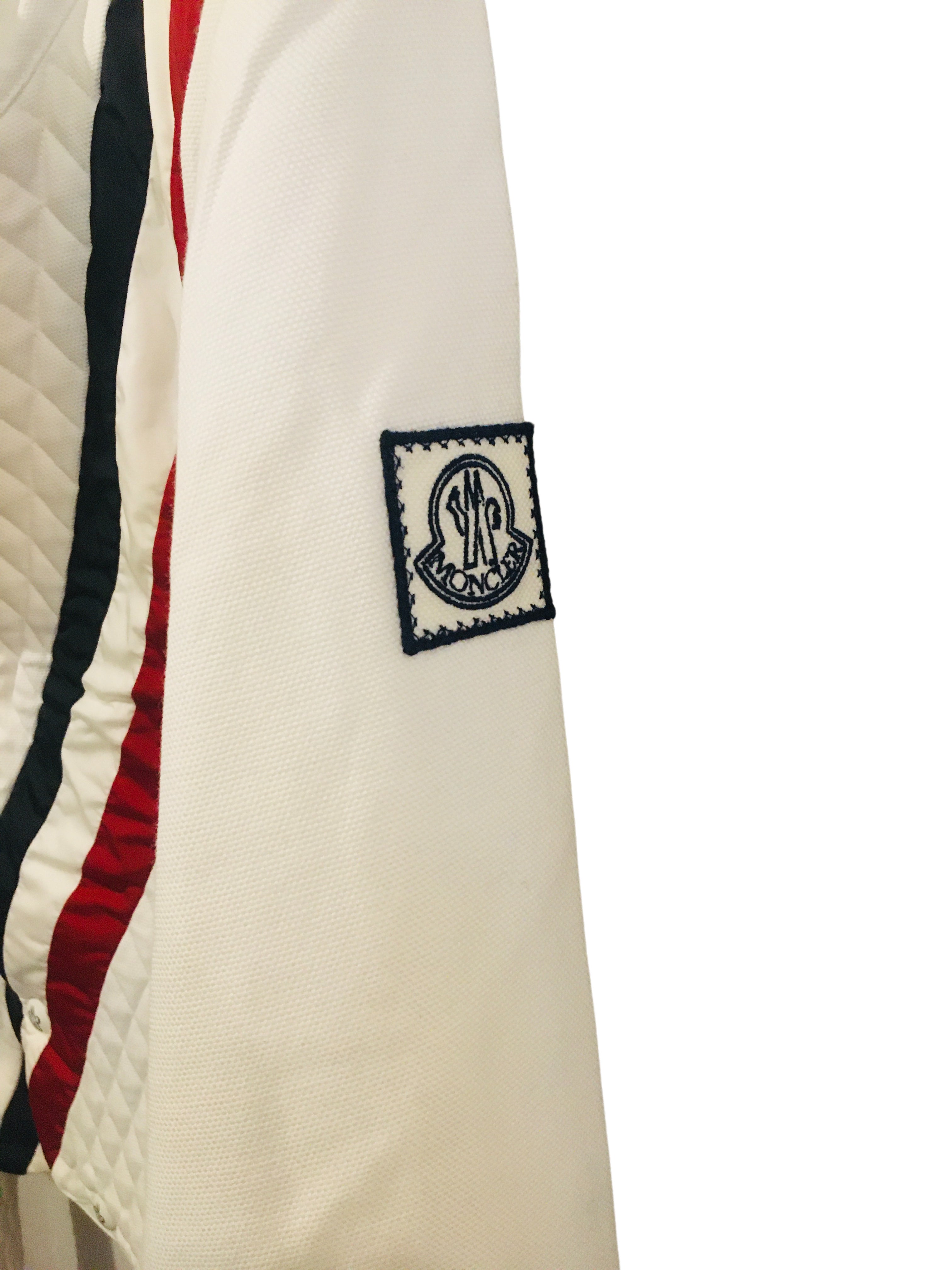 モンクレール ガムブルー ブルゾン ライダース ジャケット