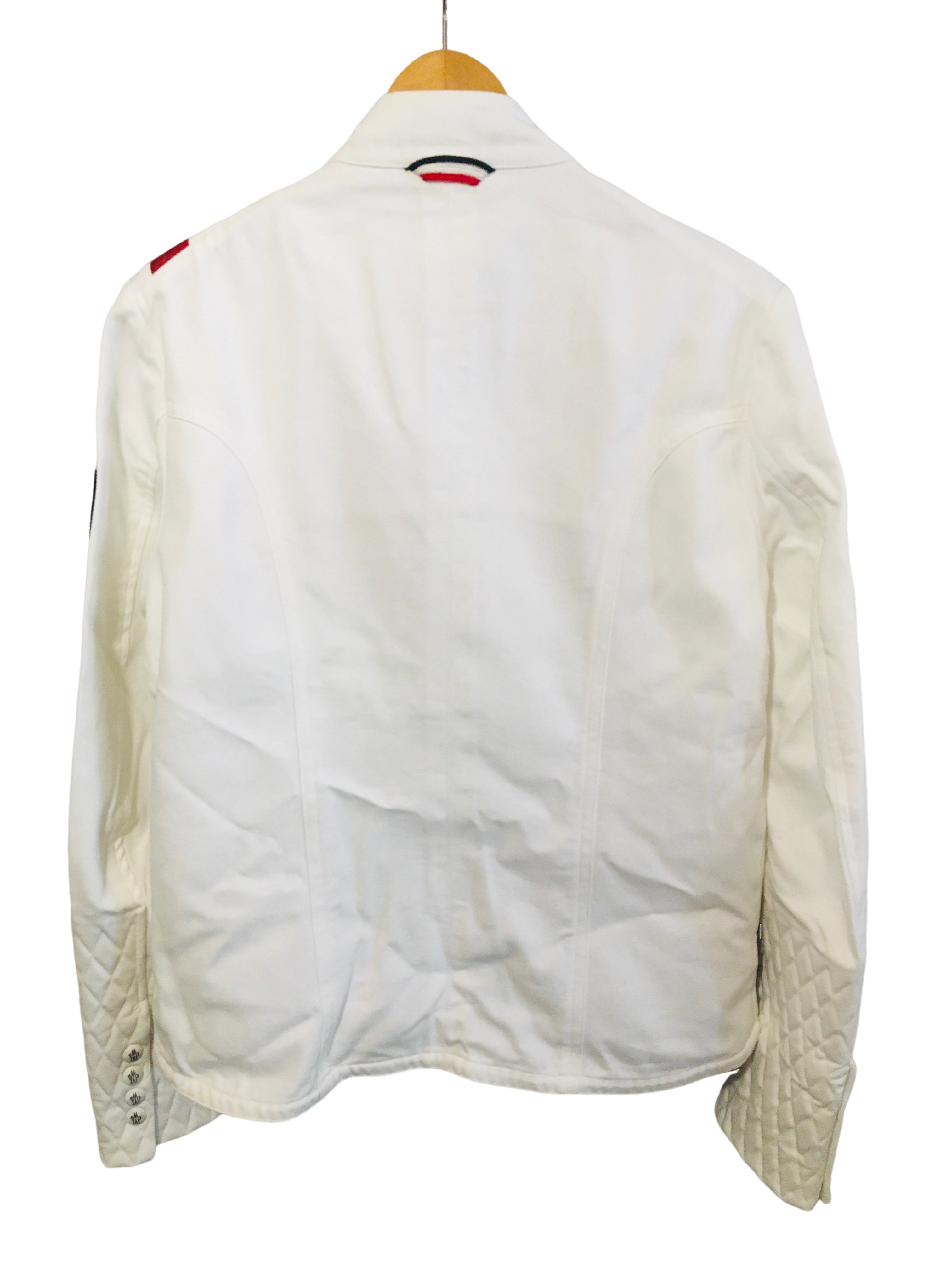 モンクレール ガムブルー ブルゾン ライダース ジャケット