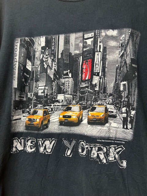 メンズヴィンテージ Tシャツ 【Fruit of the Loom】 ブラック NEW YORK