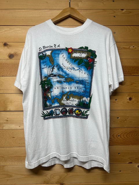 メンズヴィンテージ Tシャツ 【CARIBBEANT’S】ホワイト カリブ海