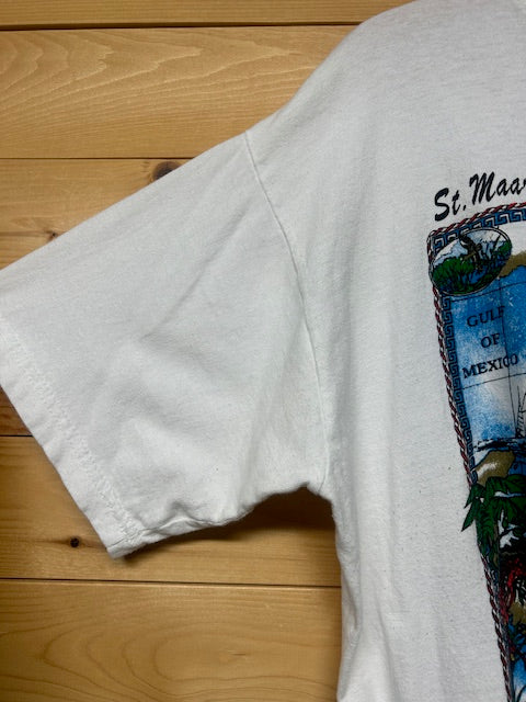 メンズヴィンテージ Tシャツ 【CARIBBEANT’S】ホワイト カリブ海