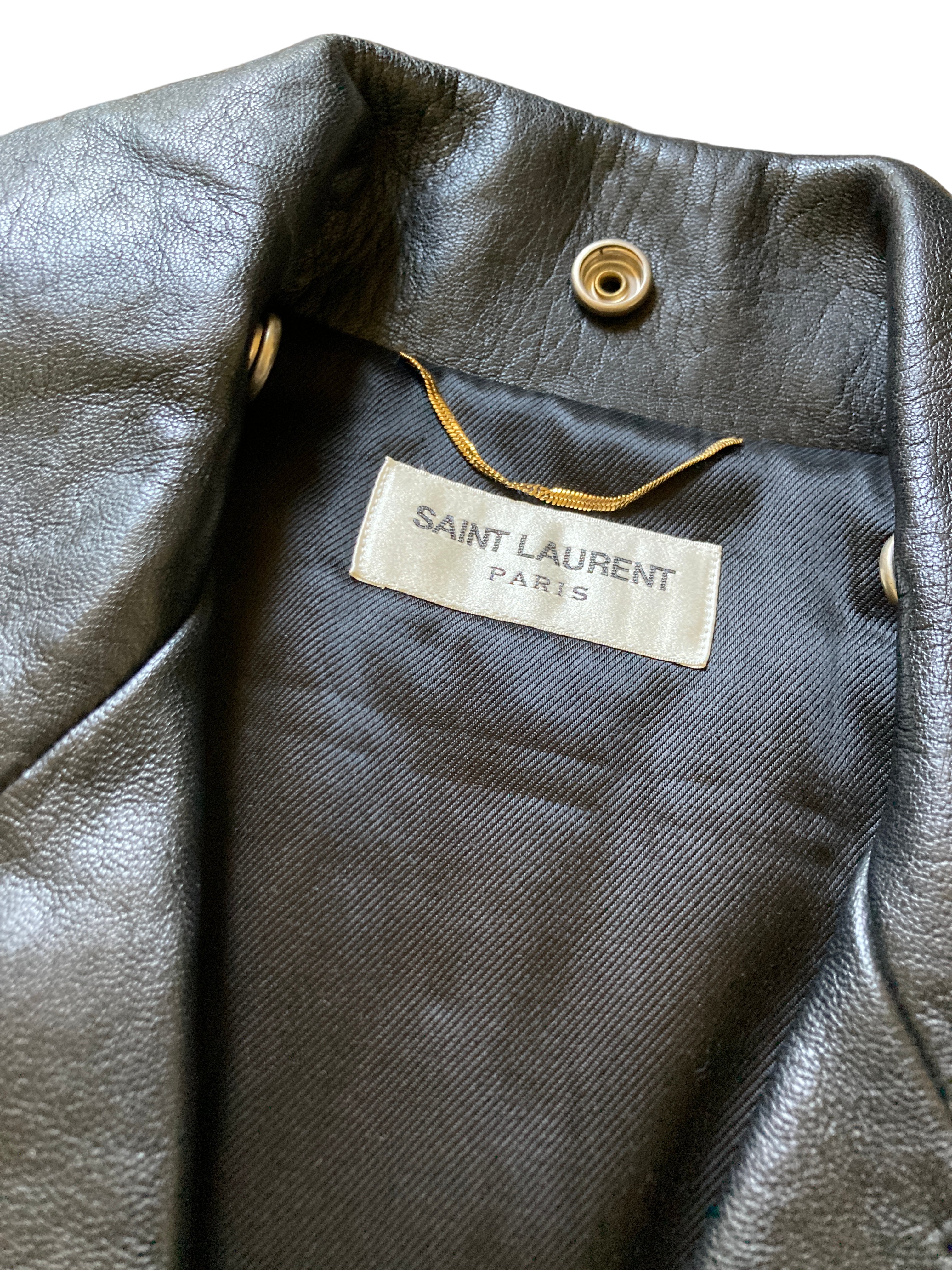 サンローラン ライダース レザージャケット