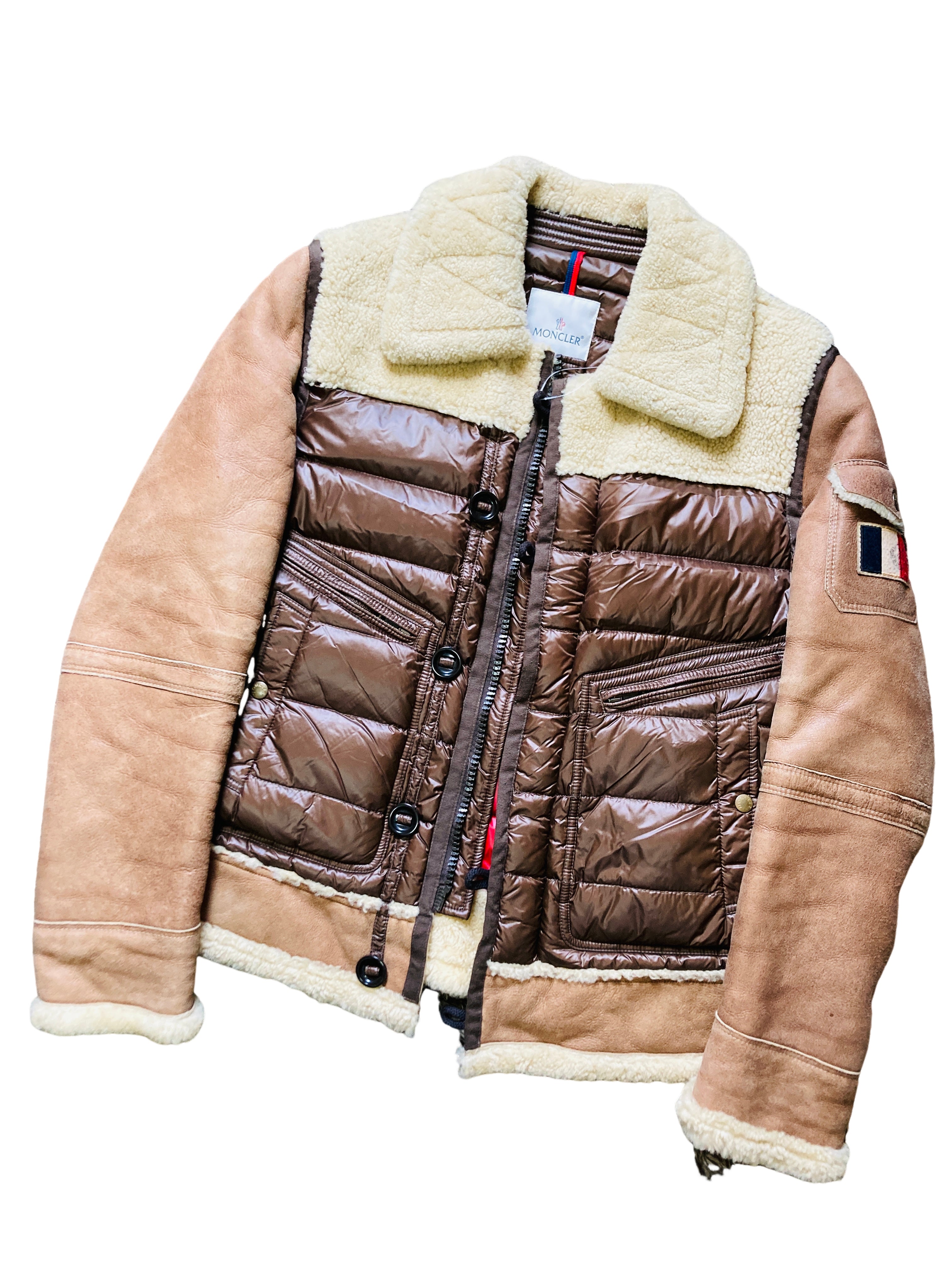 モンクレール ドラクロア ムートン レザー