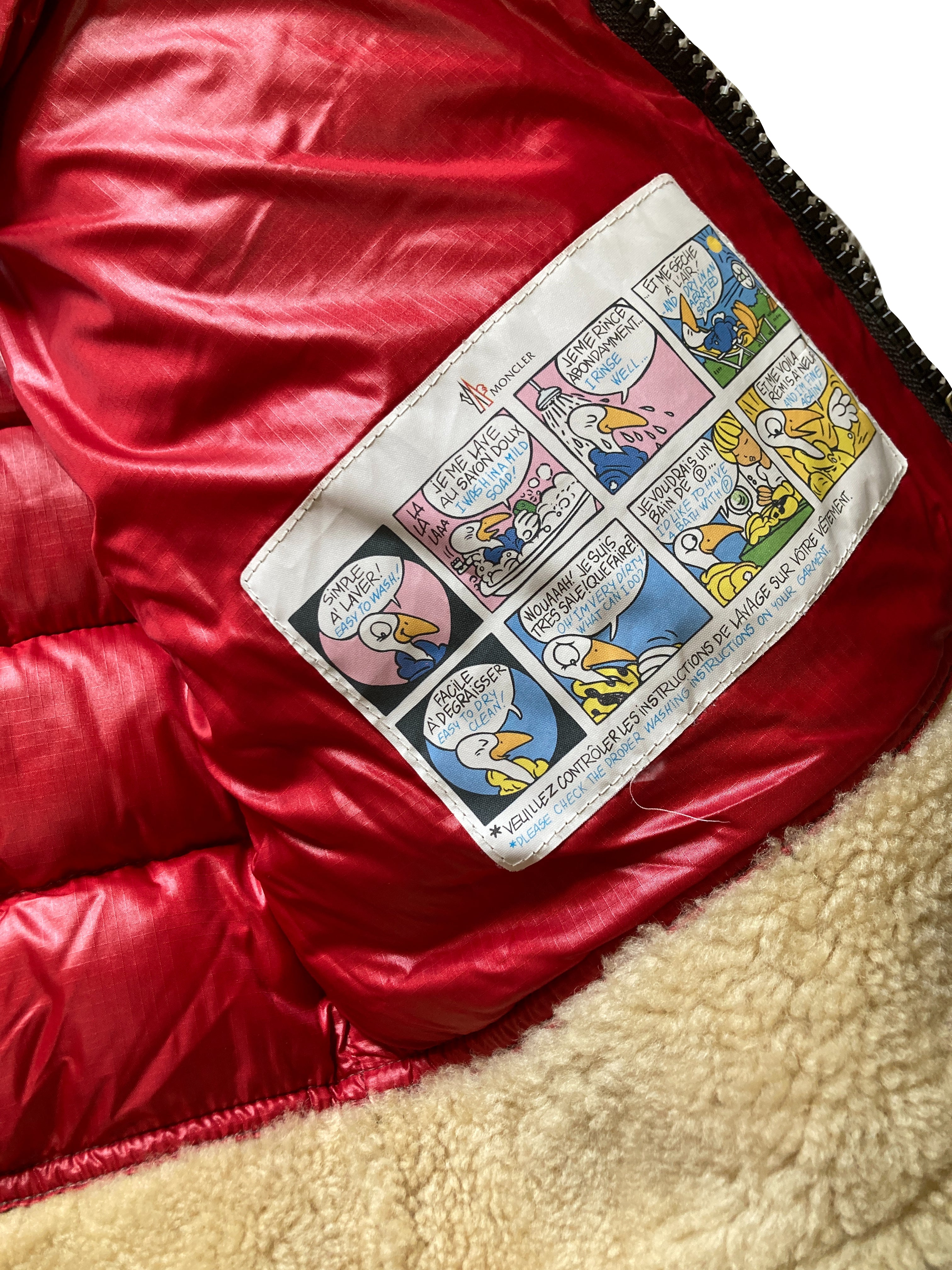 モンクレール ドラクロア ムートン レザー