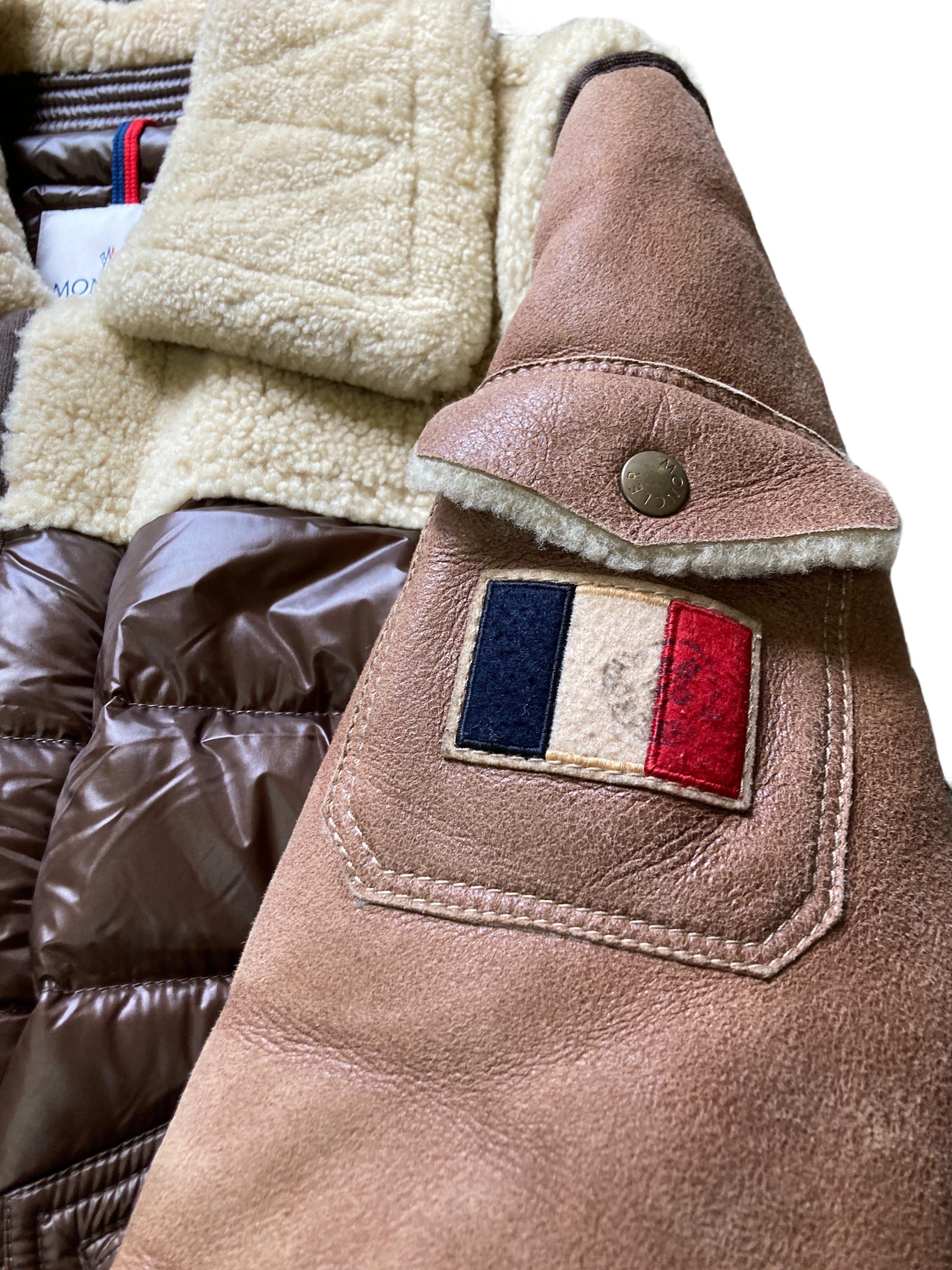 モンクレール ドラクロア ムートン レザー