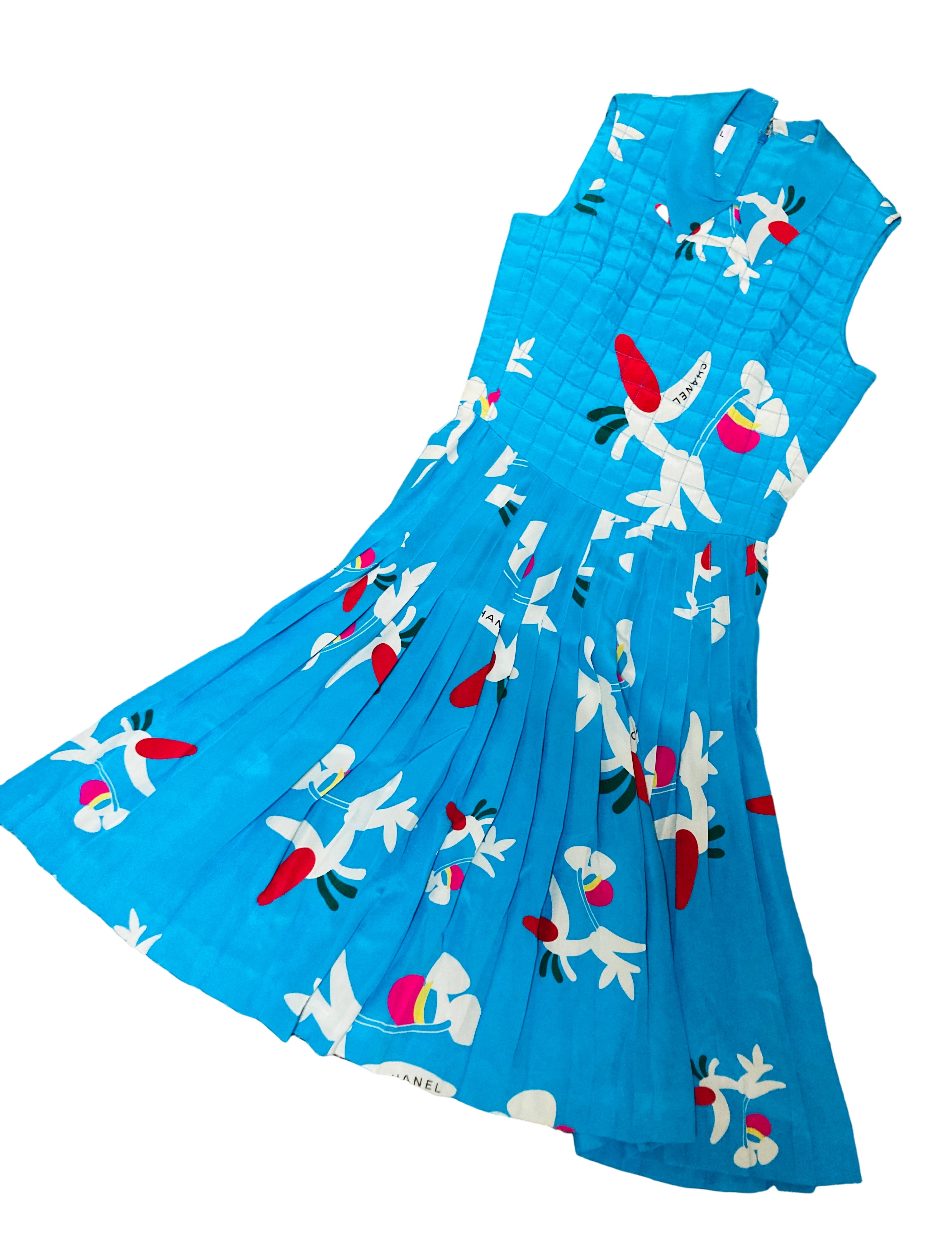 シャネル プリーツ ワンピース