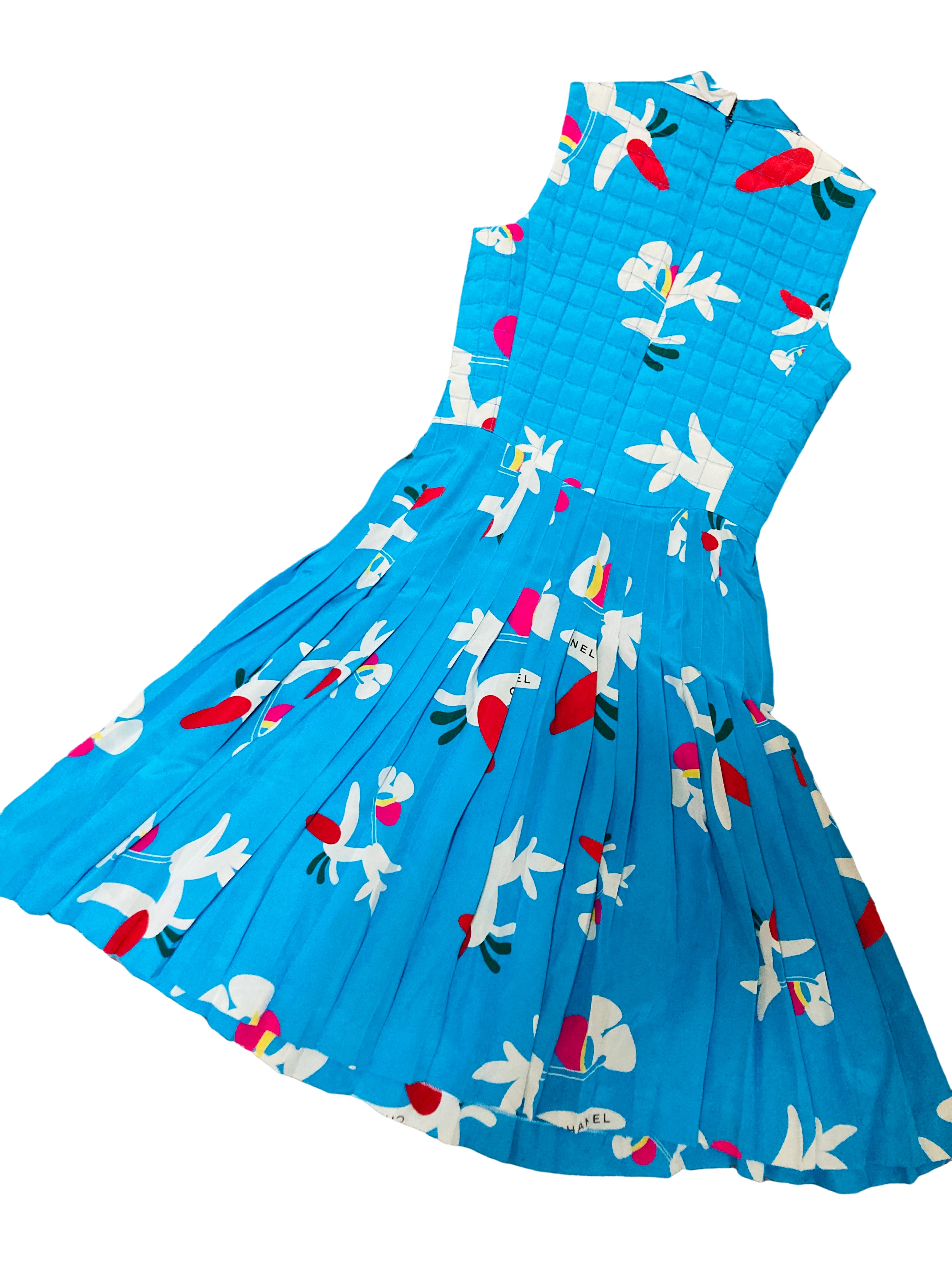 シャネル プリーツ ワンピース