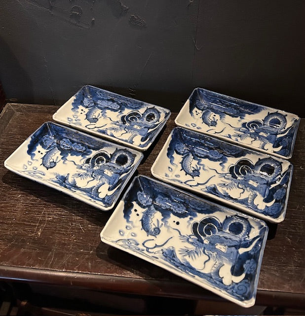 伊万里 雲龍文 長皿
