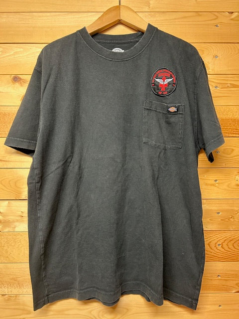 メンズヴィンテージ Tシャツ 【Dickies】ワッペン ブラック