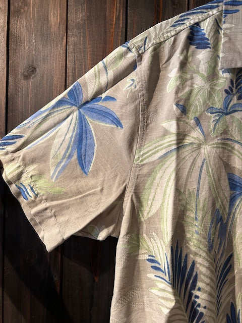 メンズヴィンテージ アロハシャツ 【Tommy Bahama】ヤシ ベージュ