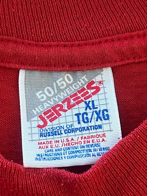 メンズヴィンテージ Tシャツ 1996年 第100回ホームカミング 記念 レッド