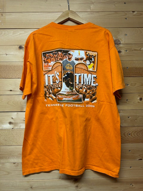 メンズヴィンテージ Tシャツ 【abvil】IT'S TIME オレンジ