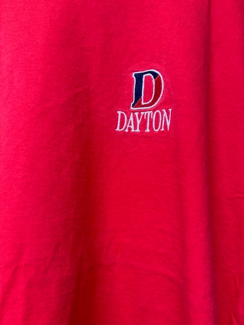 メンズヴィンテージ Tシャツ 【champion】デイトン大学 ロゴ レッド