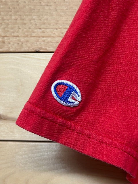 メンズヴィンテージ Tシャツ 【champion】デイトン大学 ロゴ レッド