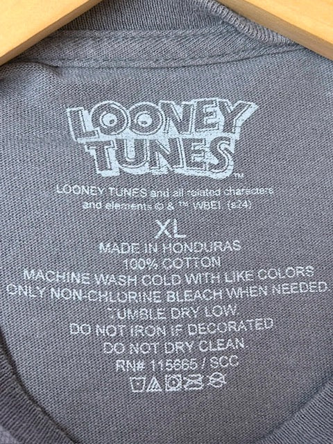メンズヴィンテージ Tシャツ 【Looney Tunes】グレー