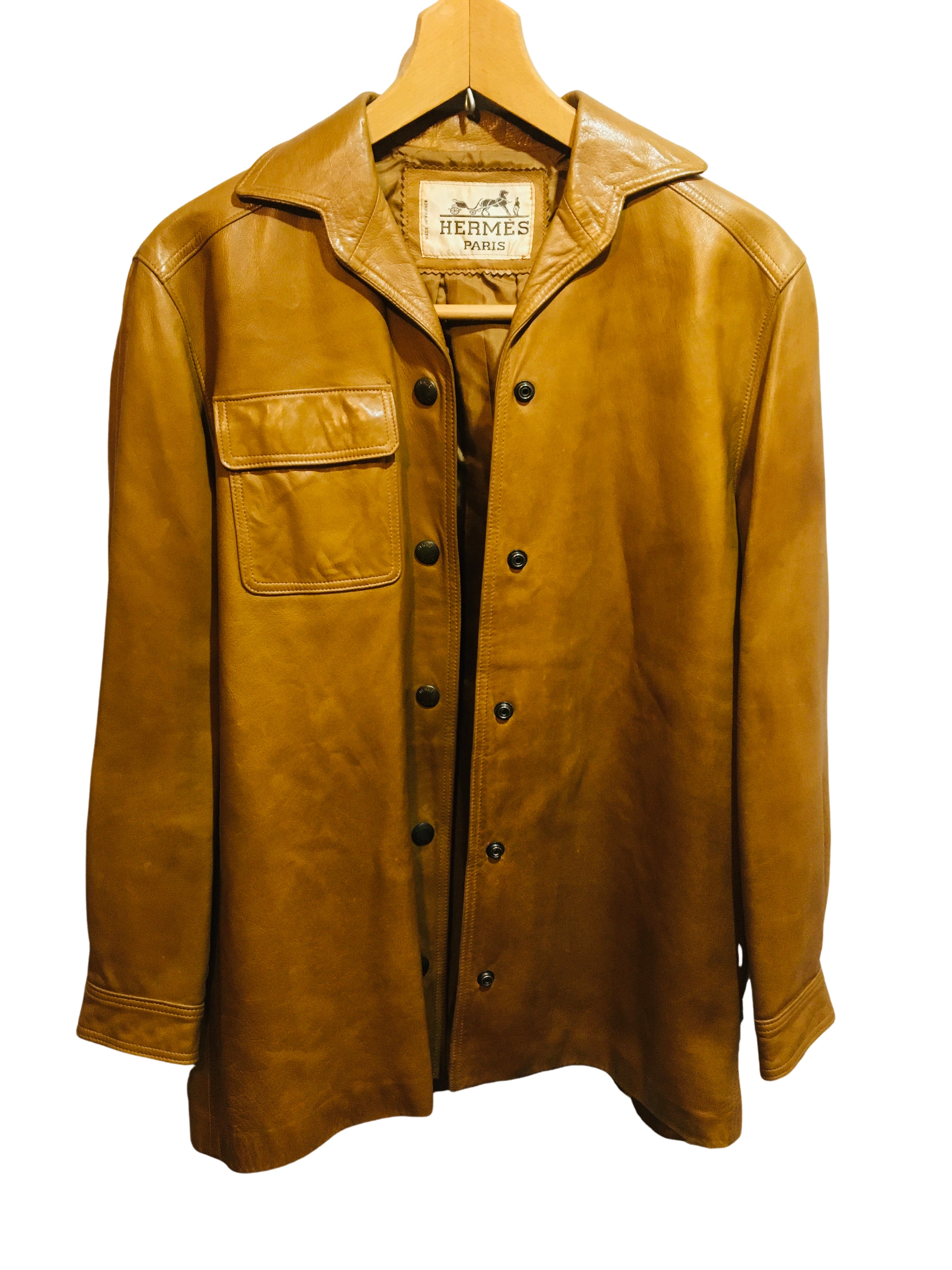 エルメス レザー ジャケット