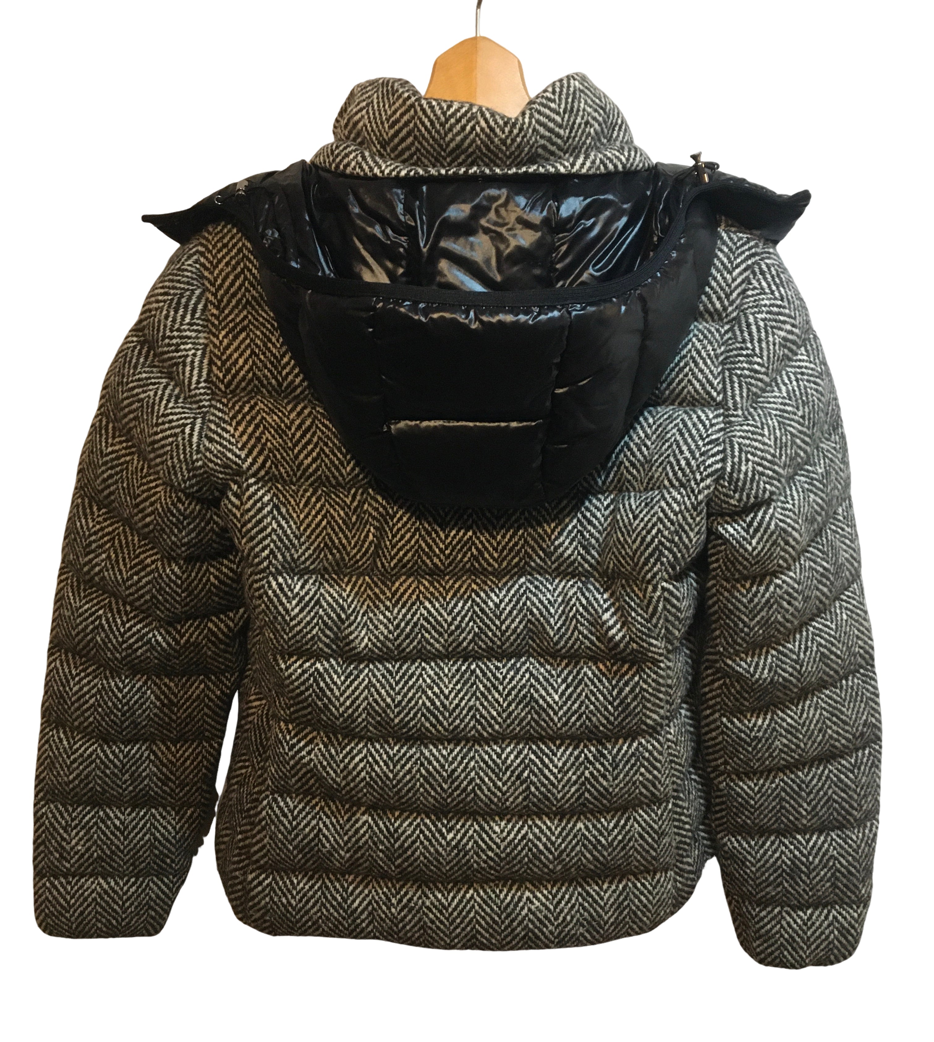 モンクレール アステル ツイードダウンジャケット