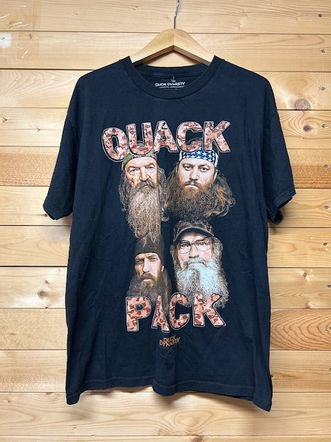 メンズヴィンテージ Tシャツ【Quack Pack】 ダックダイナスティ ブラック