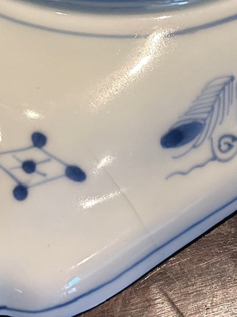 伊万里 染付 角皿