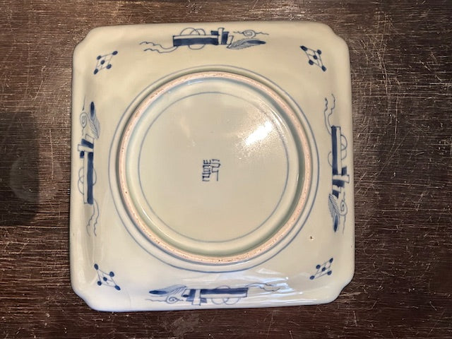 伊万里 染付 角皿