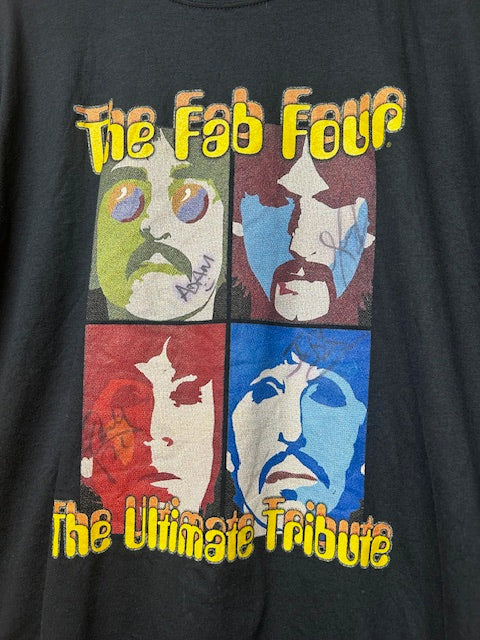 メンズヴィンテージ Tシャツ 【The Fab Four】 ビートルズ ブラック