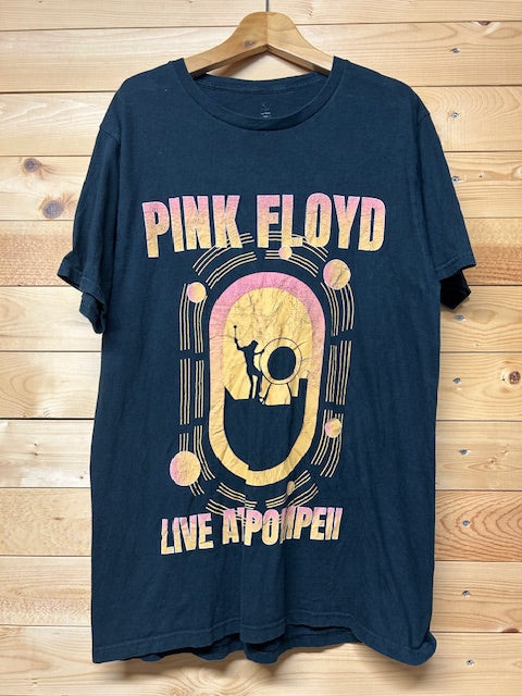 メンズヴィンテージ Tシャツ 【ピンク・フロイド Live At Pompeii】ブラック