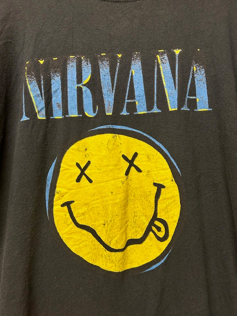 メンズヴィンテージ Tシャツ 【NIRVANA】ブラック