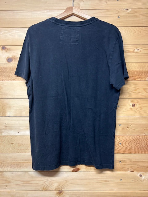 メンズヴィンテージ Tシャツ 【Aeropostale】ダメージ加工 ロゴ ブラック