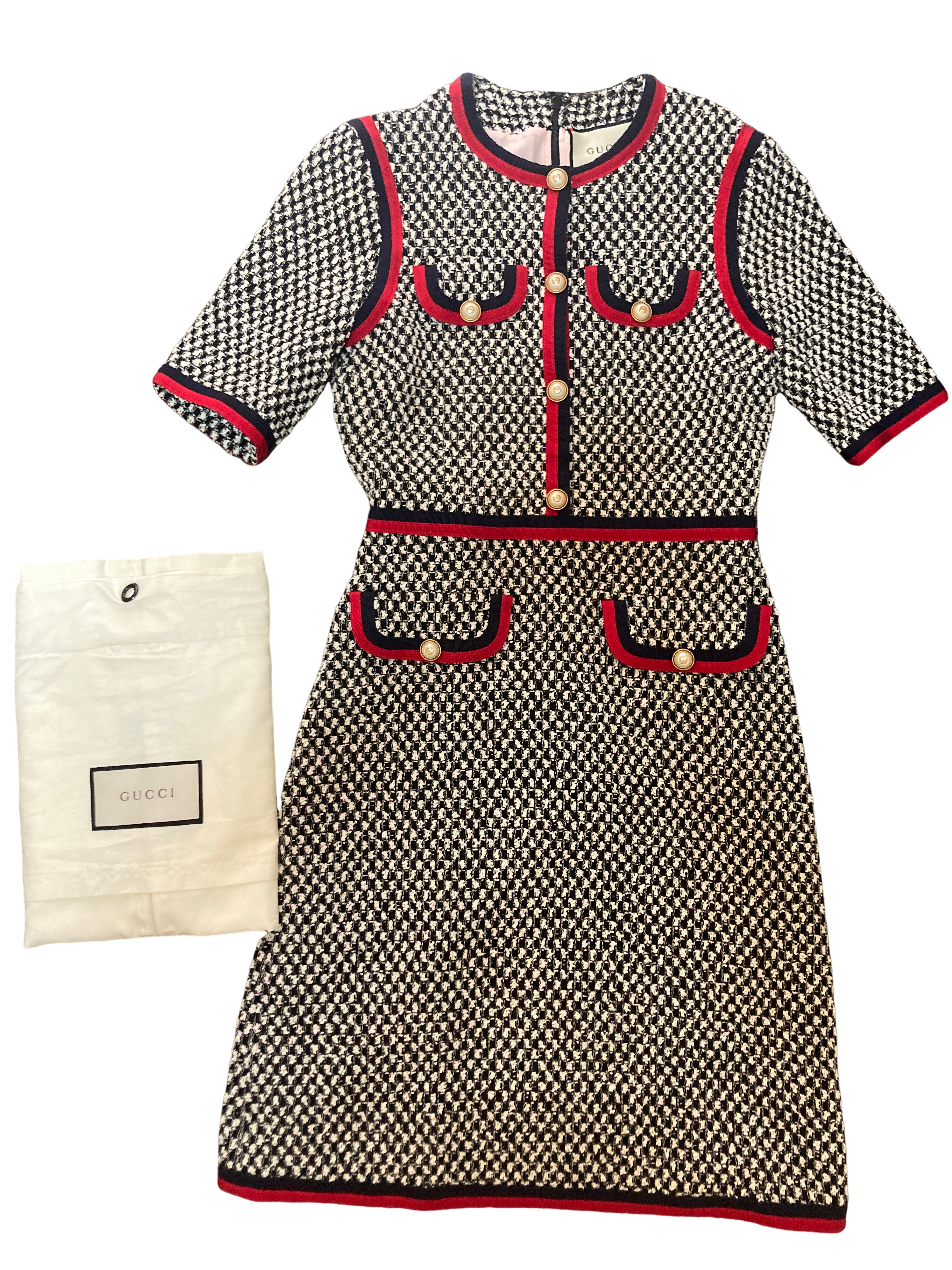 グッチ ツイード ワンピース