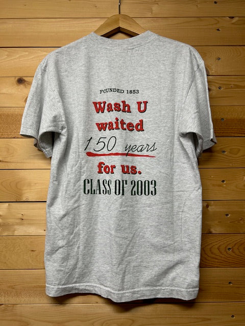 メンズヴィンテージ Tシャツ 【Washington University】 2003 記念グラフィック グレー