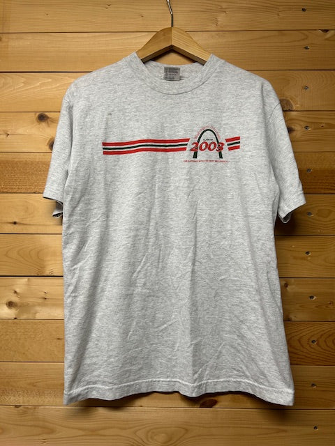 メンズヴィンテージ Tシャツ 【Washington University】 2003 記念グラフィック グレー
