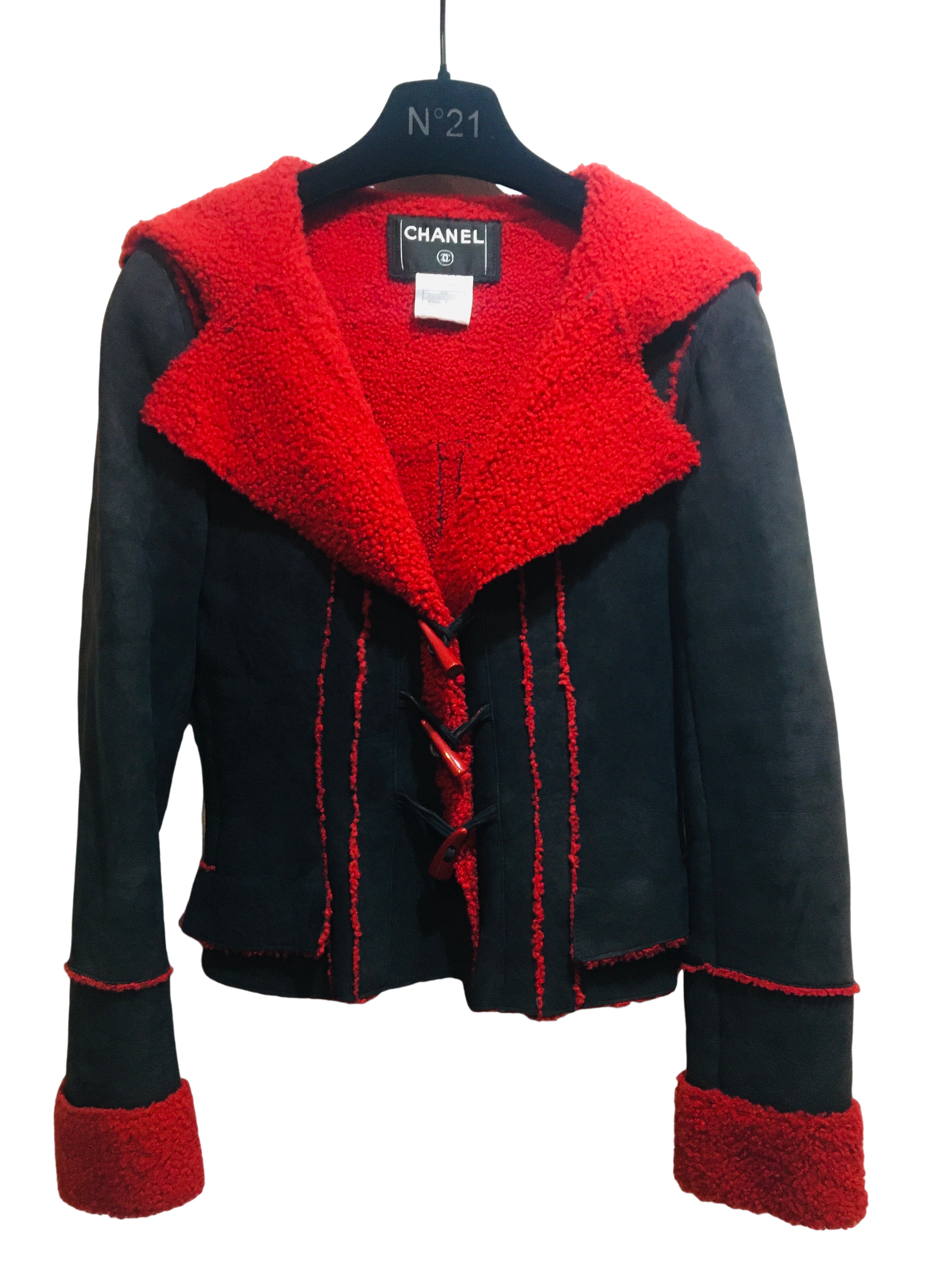 シャネル ムートン ジャケット