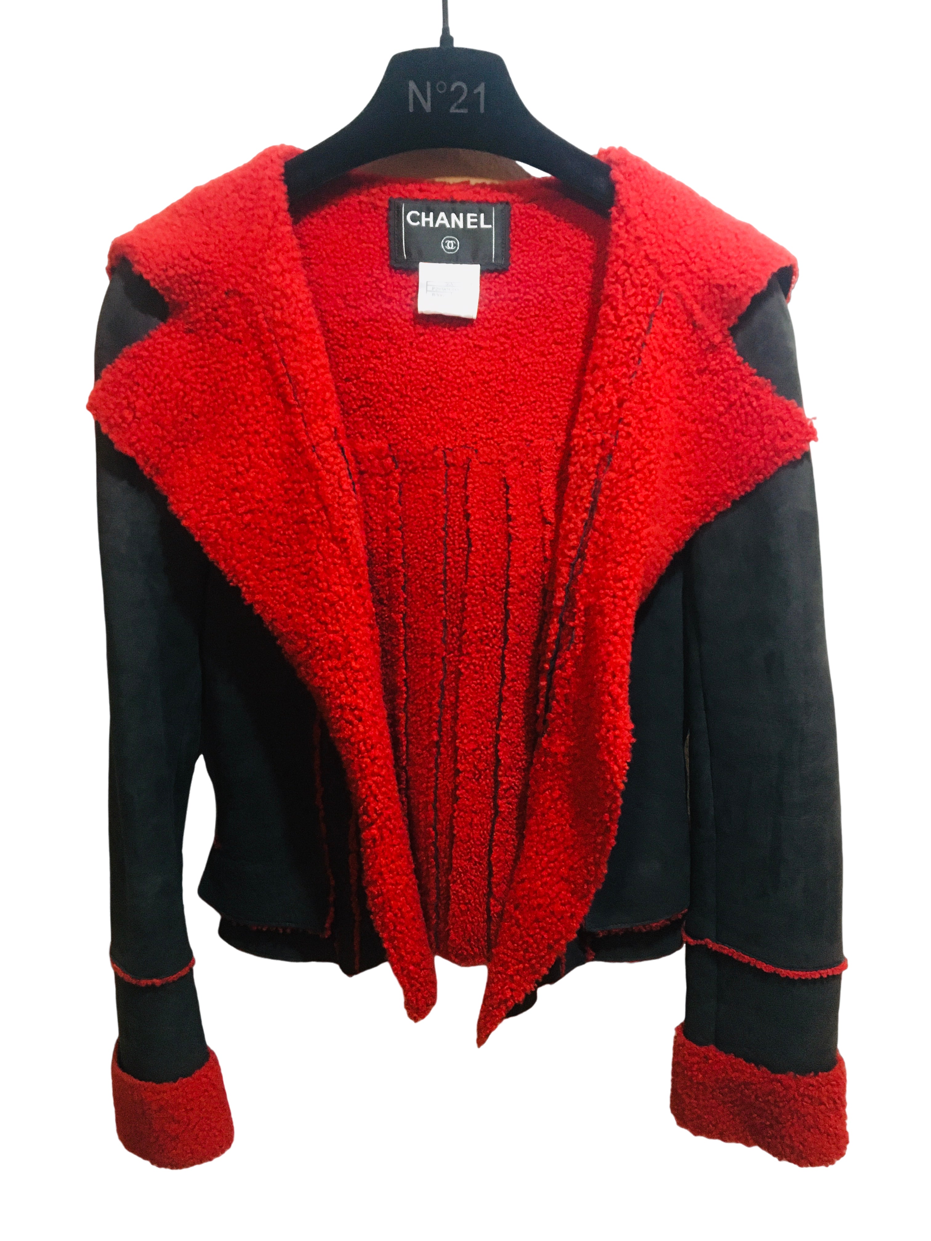 シャネル ムートン ジャケット