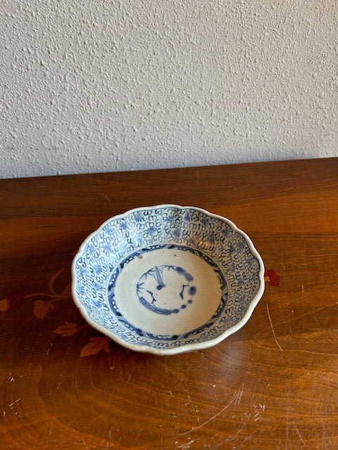 伊万里焼 微塵唐草 なます皿