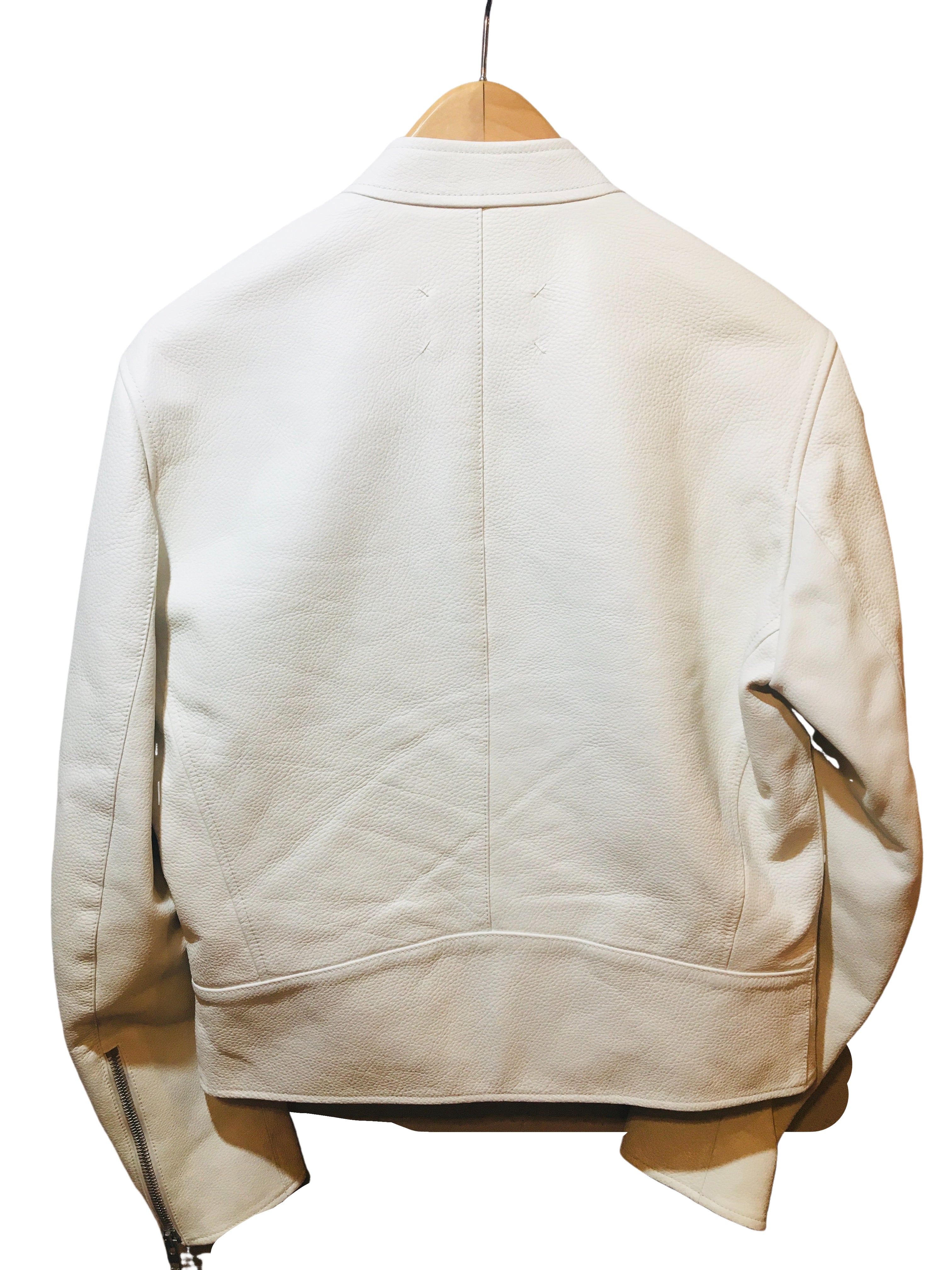 マルジェラ 八の字 ライダース ジャケット