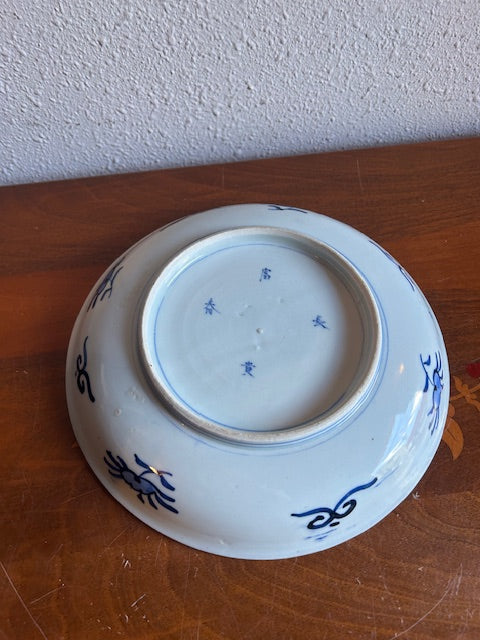伊万里焼 染錦 皿