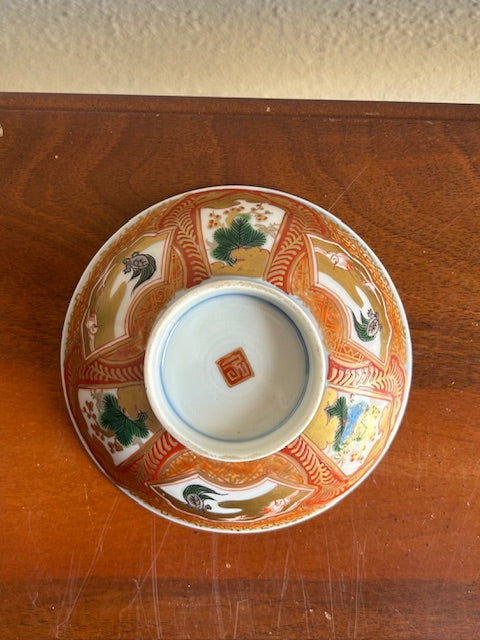 伊万里 錦手 蓋物茶碗