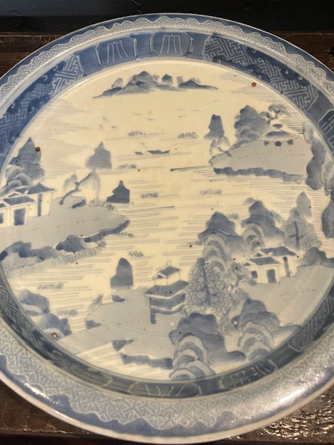 伊万里 染付大皿