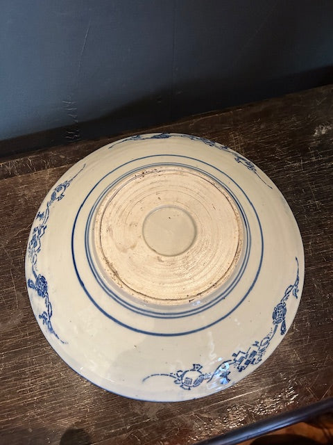 伊万里 印判染付大皿