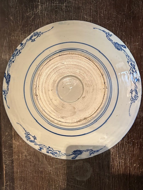 伊万里 印判染付大皿